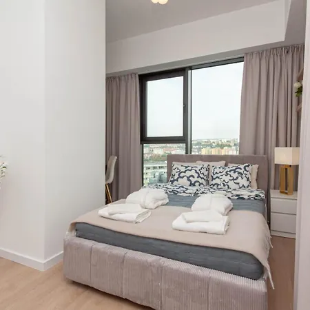 Apartly - Hanza Tower Apartament City View, Parking, Pool, Sauna Szczecin Exterior photo