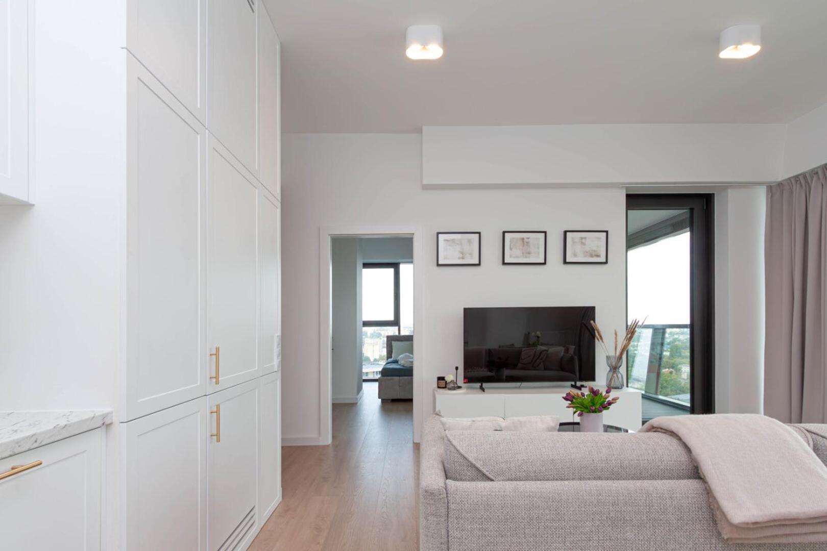Apartment Apartly - Hanza Tower Apartament City View, Parking, Pool, Sauna Szczecin