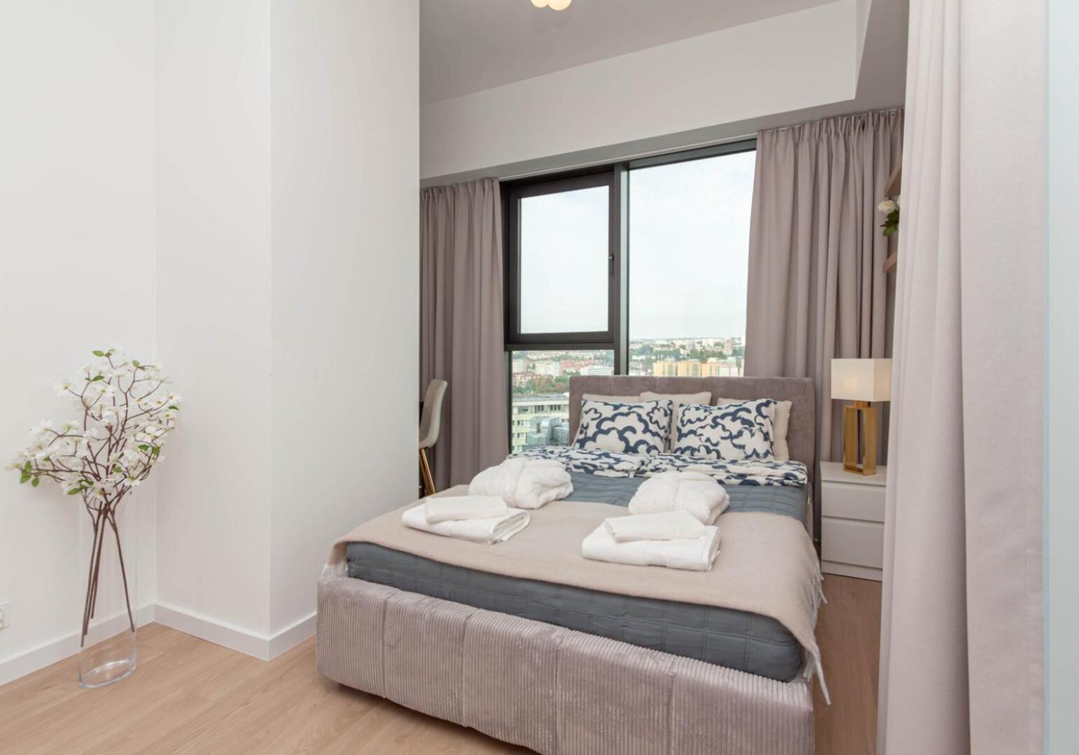 Apartment Apartly - Hanza Tower Apartament City View, Parking, Pool, Sauna *